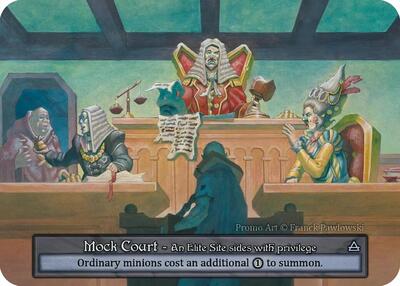 Mock Court Dust Reward Promos Promo Sorcery card — value and price