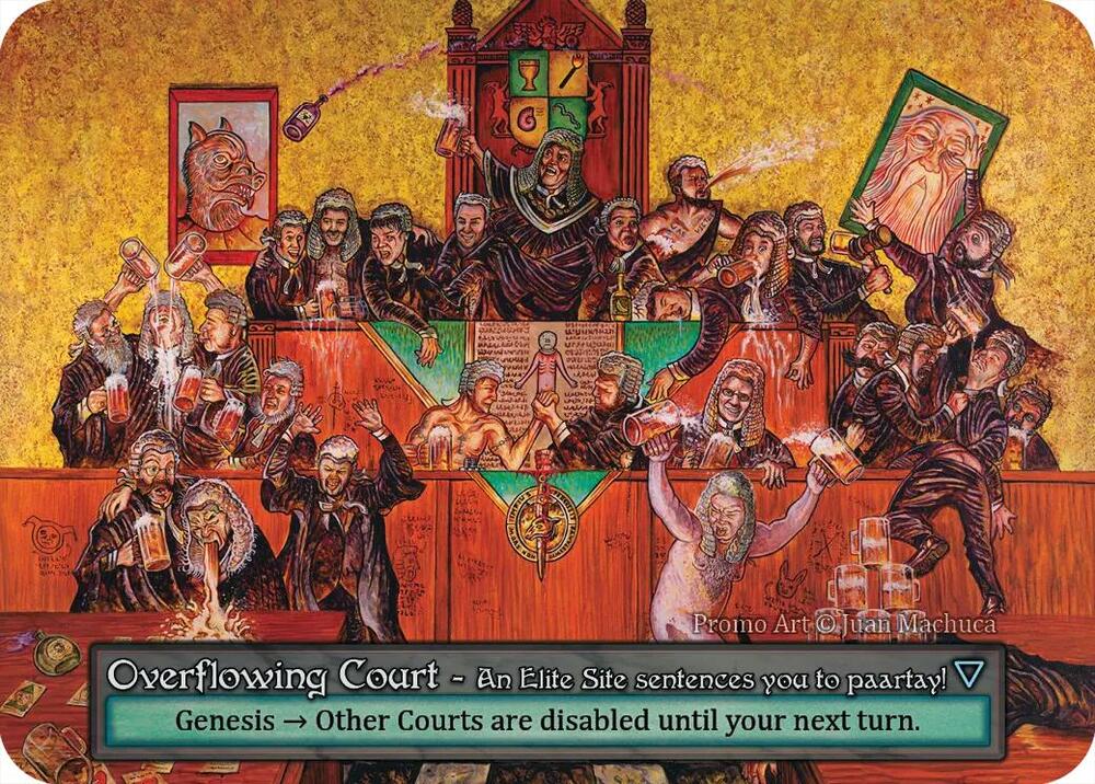 Overflowing Court