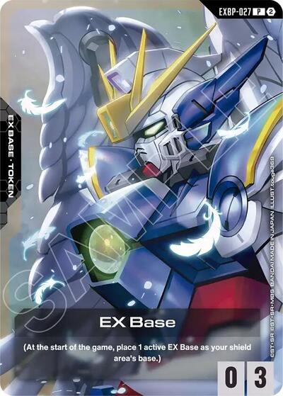 EX Base (EXBP-027) (GD05 Freedom Ascension Deck Build Box) Promotional EX Base Tokens Promo Gundam card — value and price