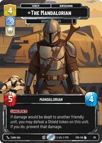 The Mandalorian - Devoted Rescuer (Participation) - Star Wars: Unlimited Galactic Championship 2026 trading card