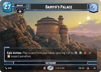 Daimyo's Palace - Star Wars: Unlimited Galactic Championship 2026 trading card