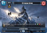 Stygeon Spire - Star Wars: Unlimited Galactic Championship 2026 trading card