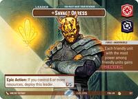 Savage Opress - You Must Have Your Revenge (Prize Wall) - Star Wars: Unlimited Galactic Championship 2026 trading card
