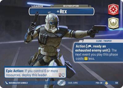 Rex - No Other Option (Prize Wall) Galactic Championship 2026 card price