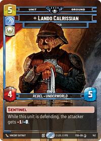 Lando Calrissian - Eyes Open (Prize Wall) - Star Wars: Unlimited Galactic Championship 2026 trading card