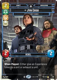 Jyn Erso - Take the Next Chance - Star Wars: Unlimited Galactic Championship 2026 trading card