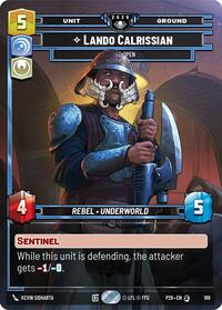 Lando Calrissian - Eyes Open - Star Wars: Unlimited Galactic Championship 2026 trading card