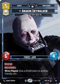 Anakin Skywalker - You Were Right About Me - Star Wars: Unlimited Galactic Championship 2026 trading card