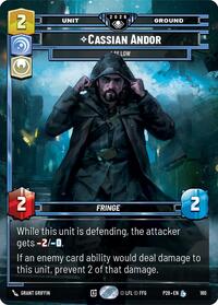 Cassian Andor - Lay Low - Star Wars: Unlimited Galactic Championship 2026 trading card