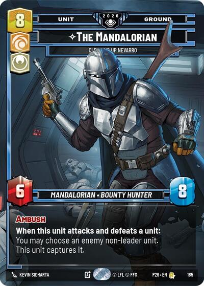 The Mandalorian - Cleaning Up Nevarro Galactic Championship 2026 Rare Star Wars Unlimited card — value and price