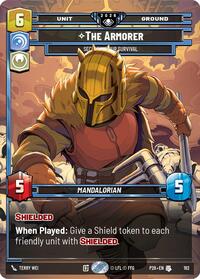 The Armorer - Secrecy is Our Survival - Star Wars: Unlimited Galactic Championship 2026 trading card