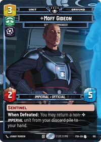 Moff Gideon - Remnant Commander (Top 64) - Star Wars: Unlimited Galactic Championship 2026 trading card