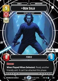 Ben Solo - Facing the Light (Top 4) - Star Wars: Unlimited Galactic Championship 2026 trading card