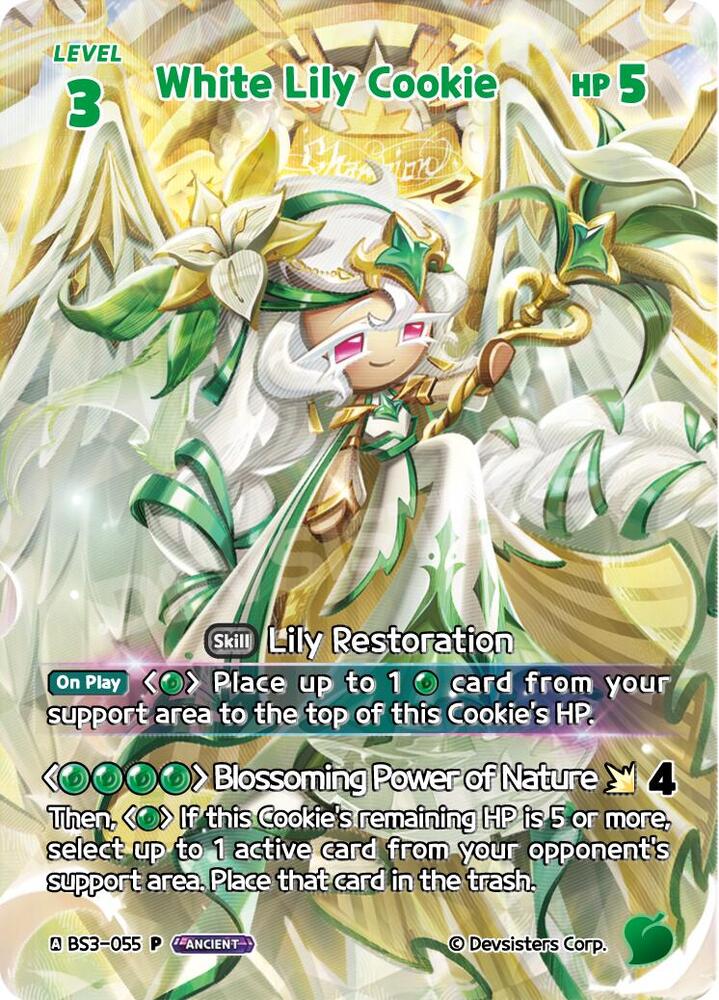 White Lily Cookie (WCS) - Promotion Cards - CookieRun: Braverse