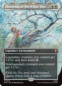 Flowering of the White Tree (Borderless) - Magic: The Gathering The Hobbit: Eternal-Legal trading card