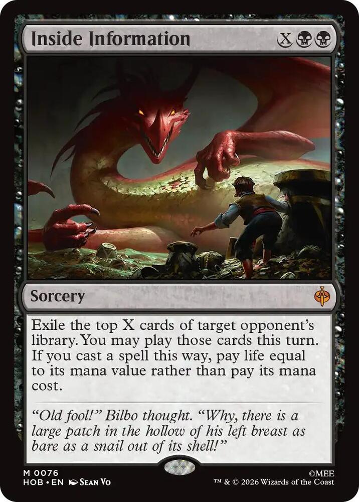 Inside Information — The Hobbit