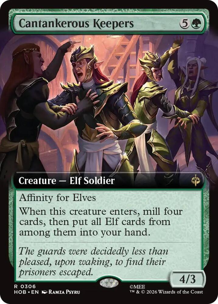 Cantankerous Keepers (Extended Art), The Hobbit card number 306