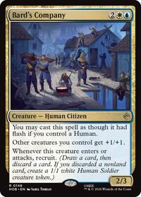 Bard's Company - Magic: The Gathering The Hobbit trading card