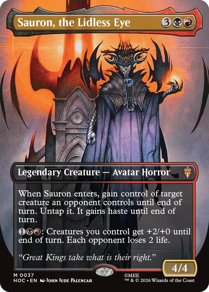 eye of sauron card sleeves The Lord the Rings: Tales of Middle-earth Standard Deck Protector (100ct) for Magic: The Gathering TCG Sleeves  Paramint