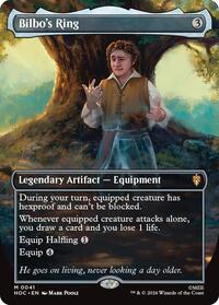 Bilbo's Ring (Borderless) - Magic: The Gathering The Hobbit: Eternal-Legal trading card