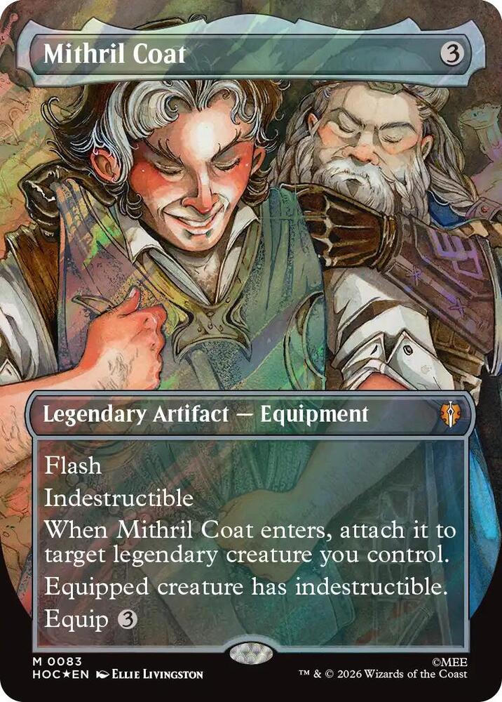 Mithril Coat (Borderless) (Surge Foil), The Hobbit: Eternal-Legal card number 83