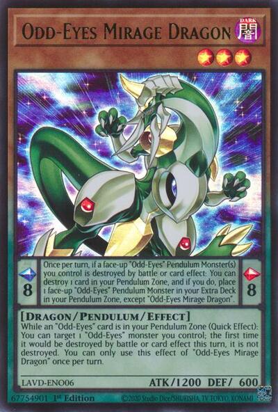 Odd-Eyes Mirage Dragon