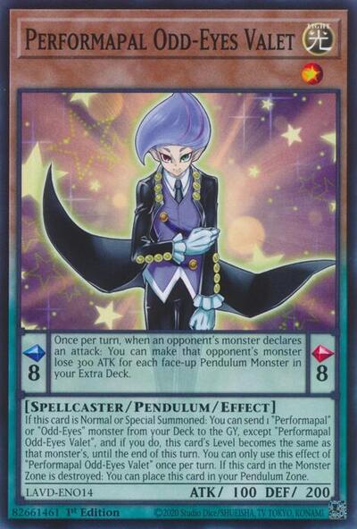 Performapal Odd-Eyes Valet