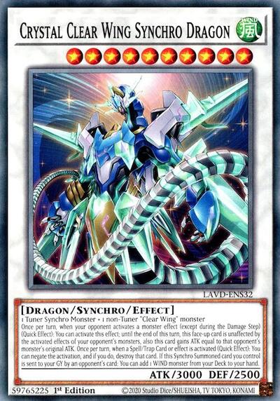 Crystal Clear Wing Synchro Dragon
