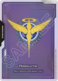 Resource (RP-050) (EVX07 Resource Set) - Gundam Card Game Promotional Resource Tokens trading card