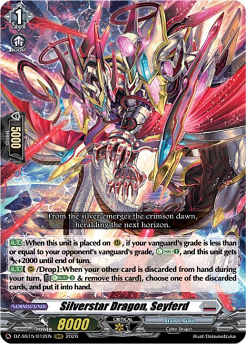 Silverstar Dragon, Seyferd