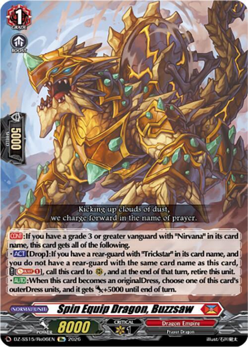 Spin Equip Dragon, Buzzsaw - DZ-SS15: The Legendary Vanguards