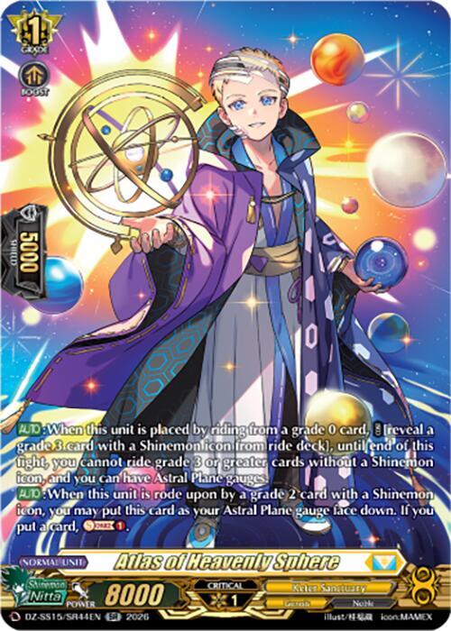 Atlas of Heavenly Sphere (SR)