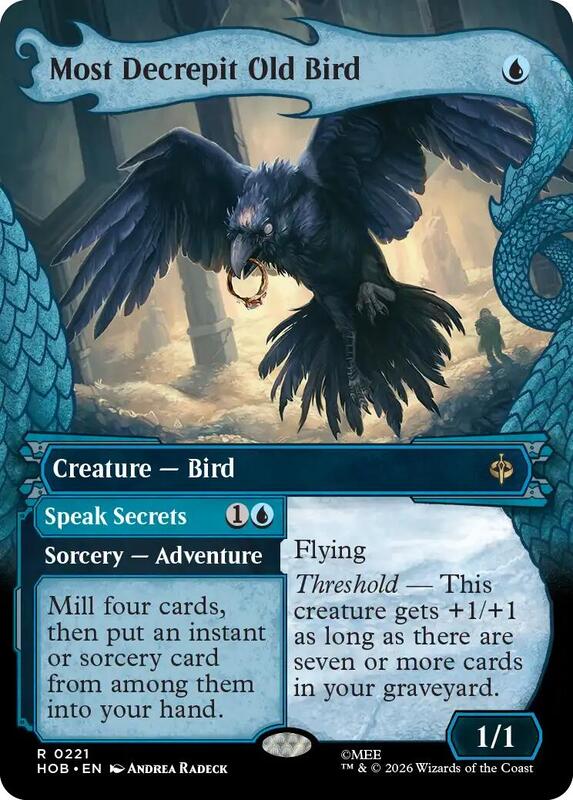Most Decrepit Old Bird (Showcase) - The Hobbit - Magic: The Gathering ...