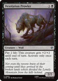 Desolation Prowler - Magic: The Gathering The Hobbit trading card