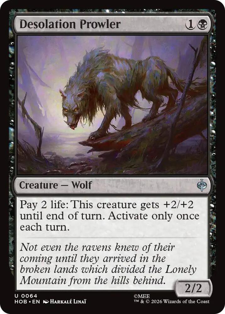 Desolation Prowler, The Hobbit card number 64