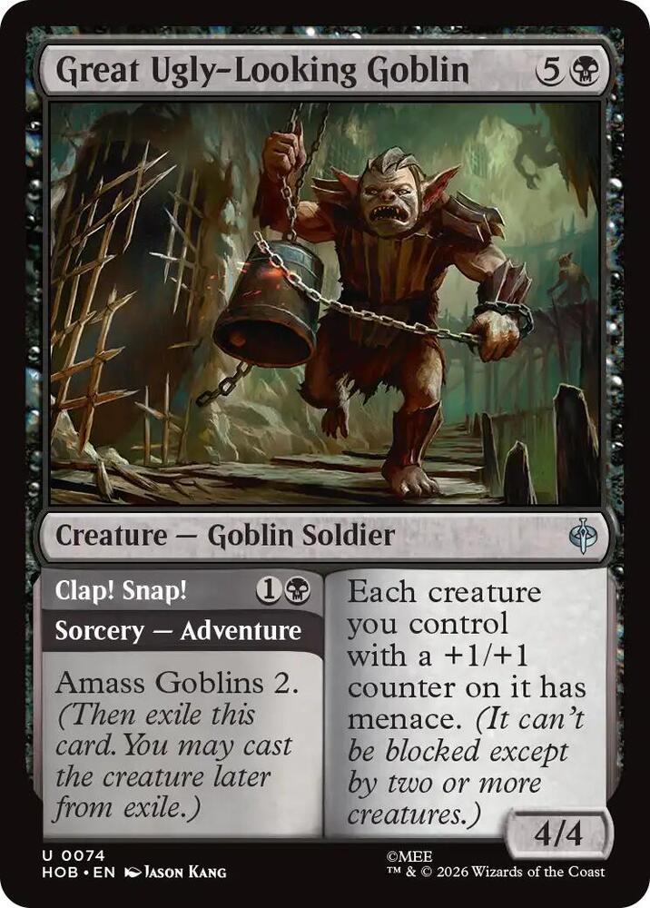 Great Ugly-Looking Goblin, The Hobbit card number 74
