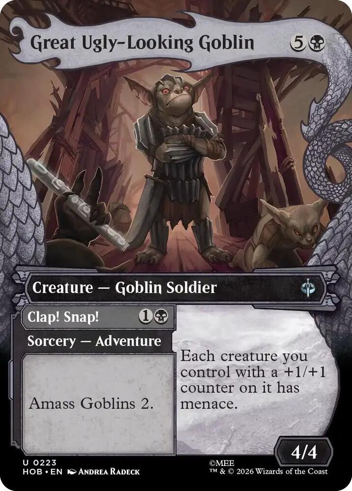 Great Ugly-Looking Goblin (Showcase), The Hobbit card number 223
