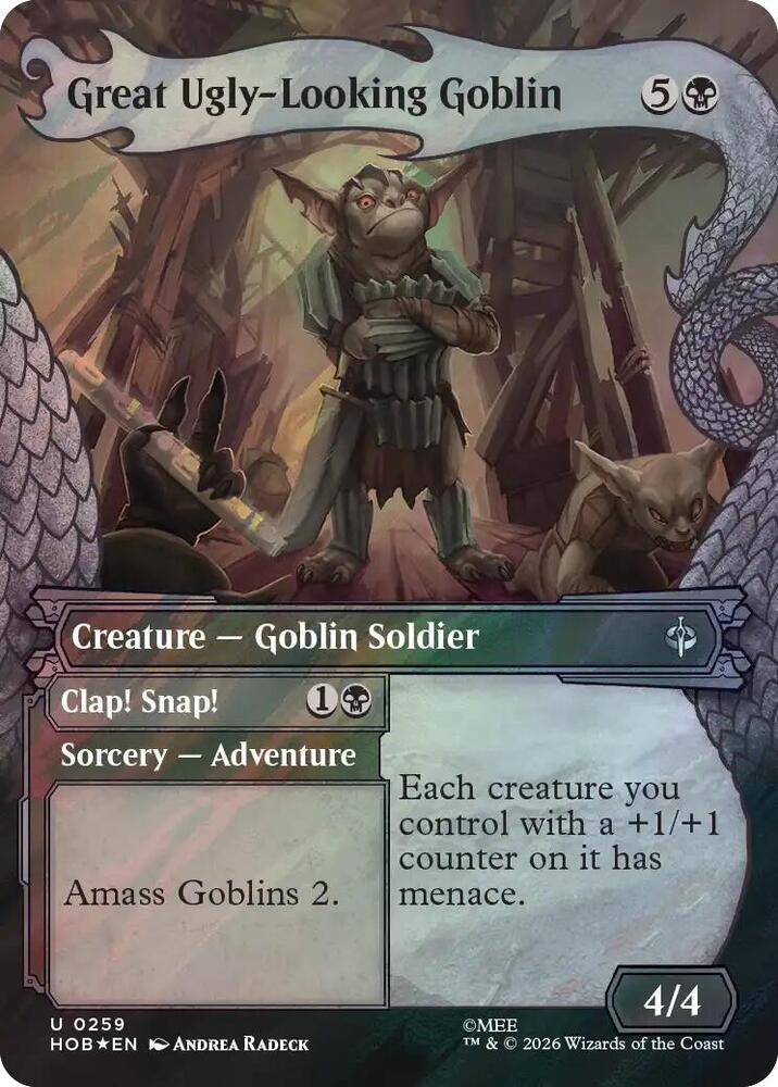 Great Ugly-Looking Goblin (Showcase) (Surge Foil) - The Hobbit