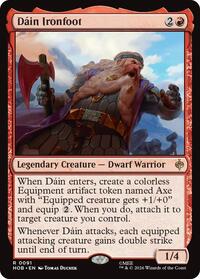 Dain Ironfoot - Magic: The Gathering The Hobbit trading card