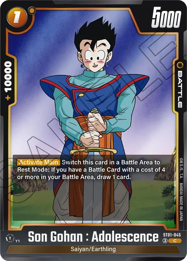 Son Gohan : Adolescence