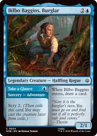 Bilbo Baggins, Burglar - Magic: The Gathering The Hobbit trading card