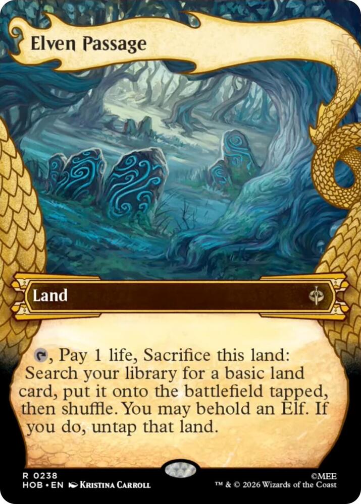 Elven Passage (Showcase), The Hobbit card number 238