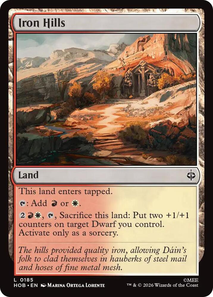 Iron Hills, The Hobbit card number 185