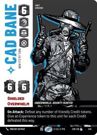 Cad Bane - Now It's My Turn - Star Wars: Unlimited 2026 Convention Exclusive trading card