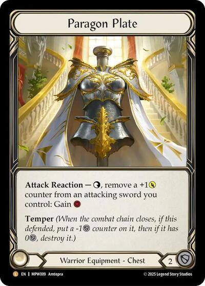 Paragon Plate card