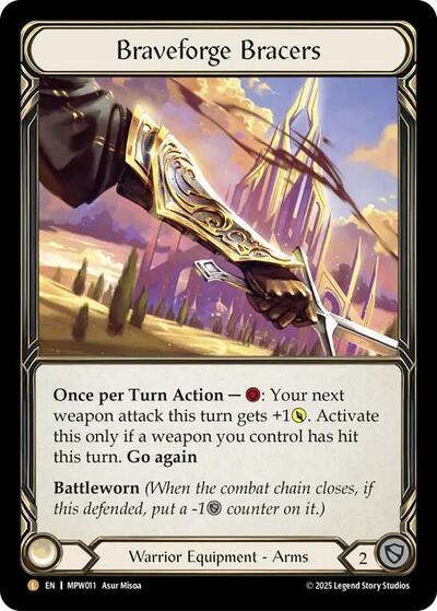 Braveforge Bracers card