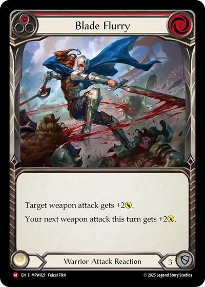 Blade Flurry (Red) card
