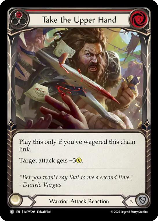 Take the Upper Hand Red