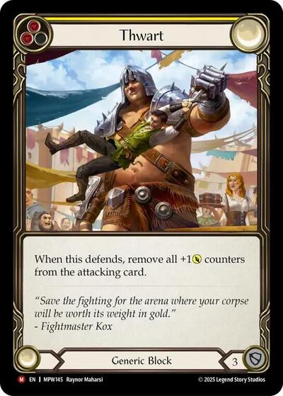 Thwart (Yellow) card