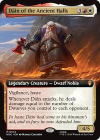 Dain of the Ancient Halls (Extended Art) - Magic: The Gathering The Hobbit: Eternal-Legal trading card